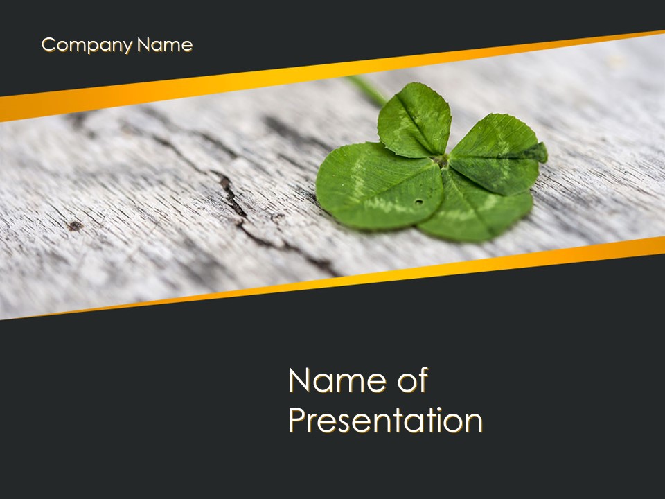 Four-Leaf Clover - Free Google Slides theme and PowerPoint template
