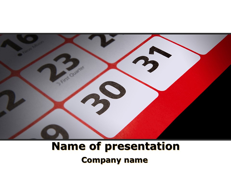 Table Calendar - Free Google Slides theme and PowerPoint template
