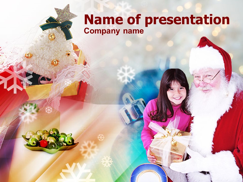 Christmas Present - Free Google Slides theme and PowerPoint template
