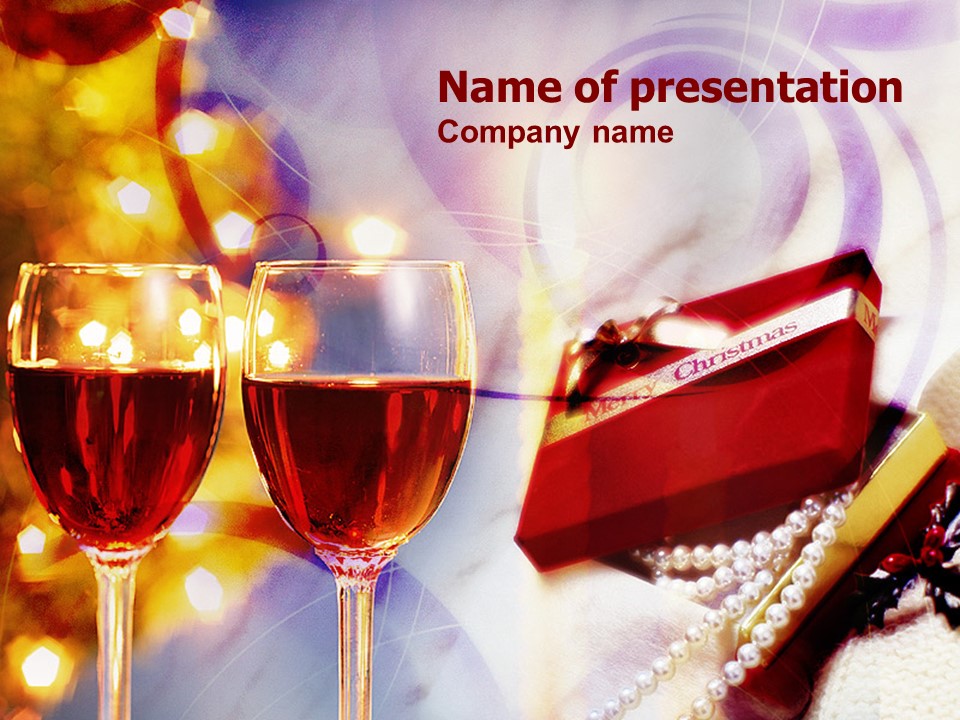 Romantic Christmas Gift - Free Google Slides theme and PowerPoint template
