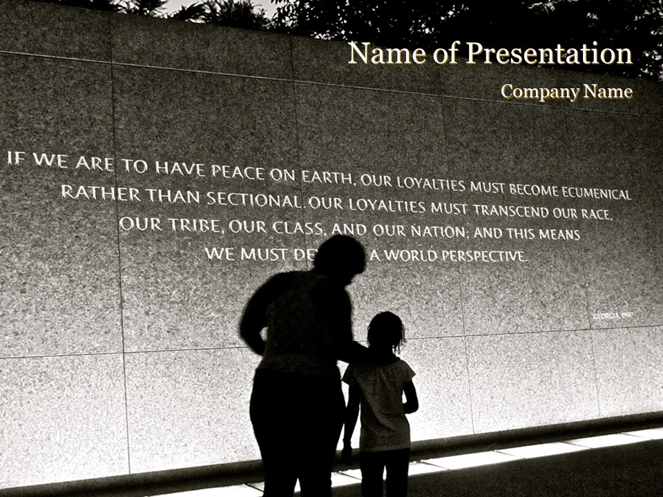 Martin Luther King Jr. Memorial - Free Google Slides theme and PowerPoint template
