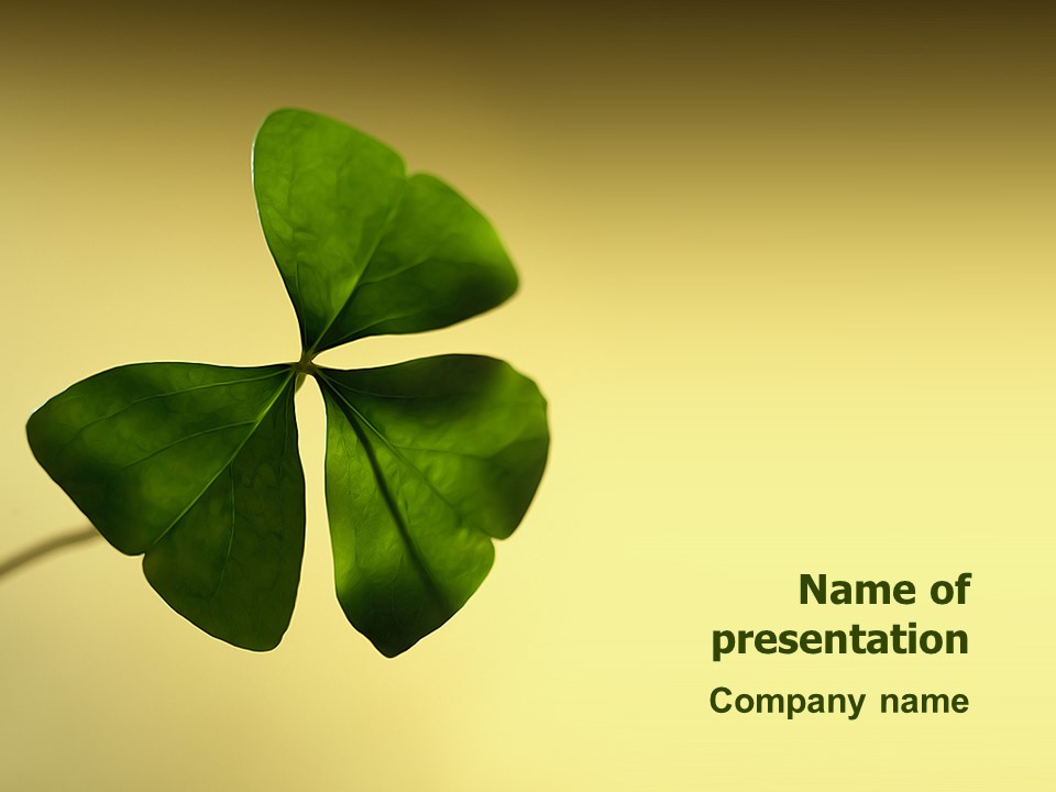 Shamrock - Free Google Slides theme and PowerPoint template

