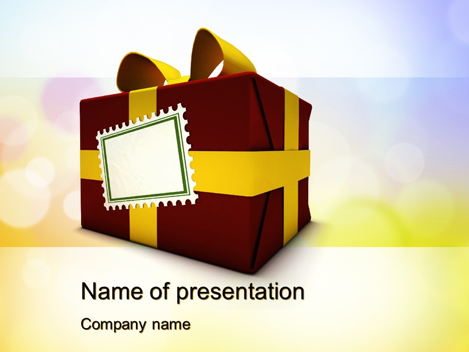 Red Gift Box - Free Google Slides theme and PowerPoint template
