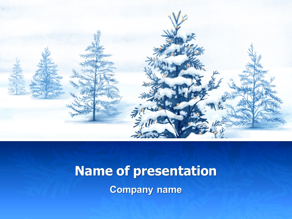 Winter Snow - Free Google Slides theme and PowerPoint template
