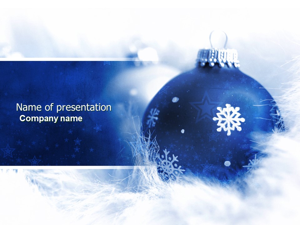 Christmas Decoration Ball - Free Google Slides theme and PowerPoint template
