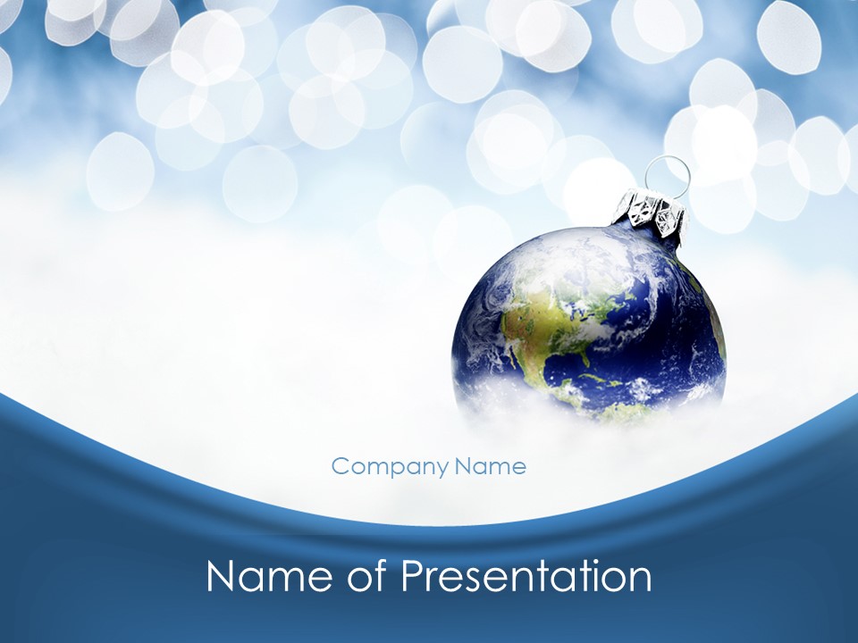 A World of Best Wishes Christmas - Free Google Slides theme and PowerPoint template
