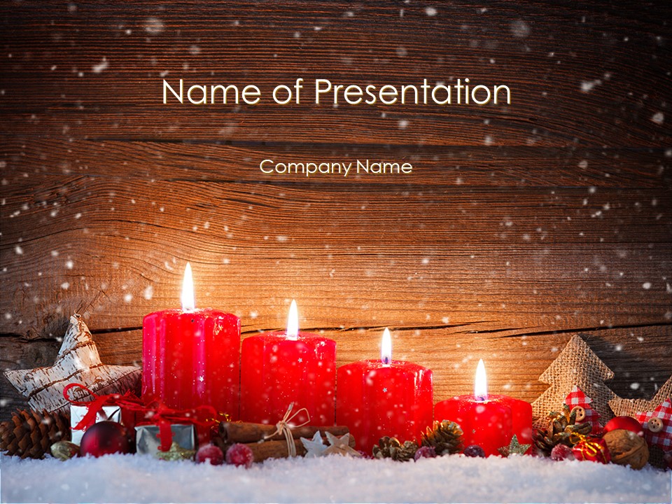 Christmas Candlelight - Free Google Slides theme and PowerPoint template
