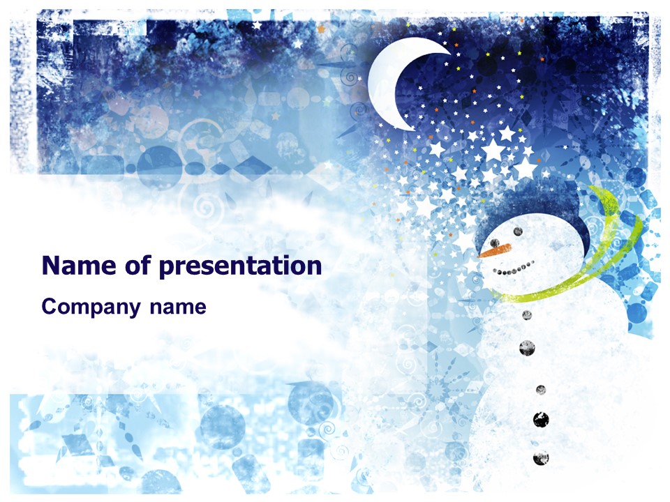 Snowman - Free Google Slides theme and PowerPoint template
