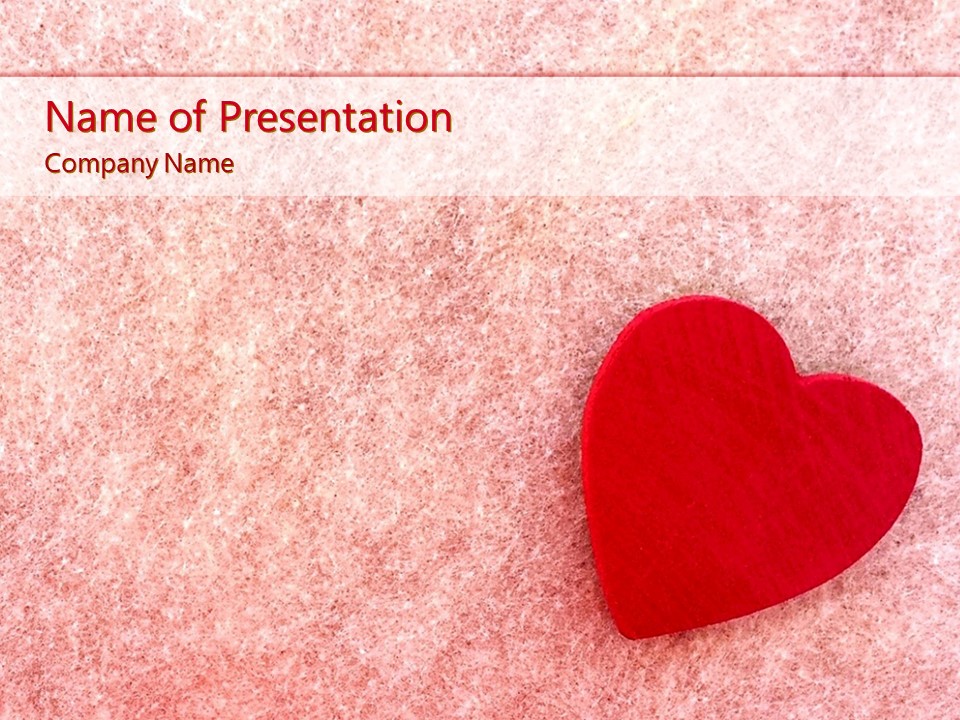 Heart on Pink Background - Free Google Slides theme and PowerPoint template
