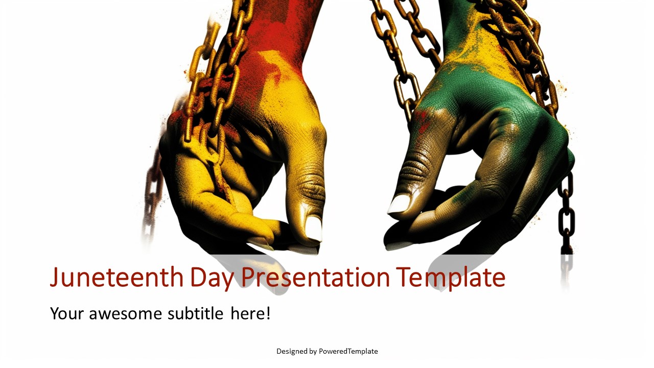 Breaking Chains - Juneteenth Celebration Presentation Template - Free Google Slides theme and PowerPoint template
