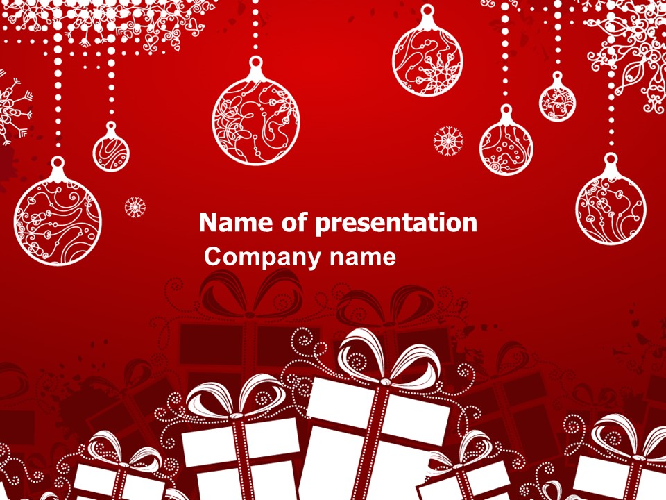 Red New Year Theme - Free Google Slides theme and PowerPoint template
