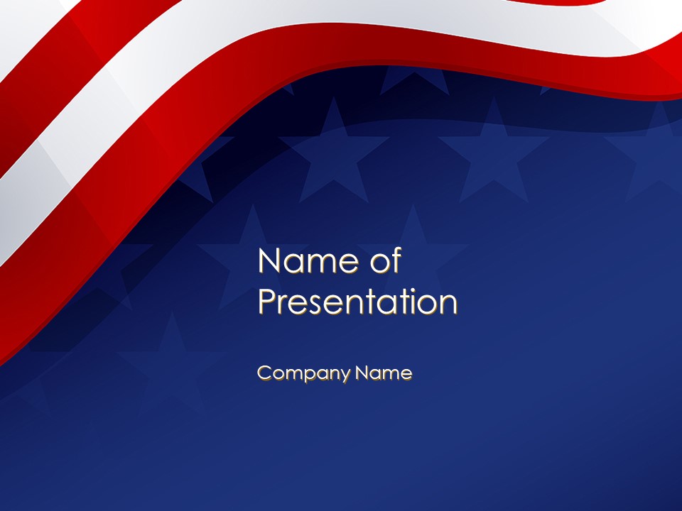 4th July Theme PowerPoint Template and Google Slides Theme
