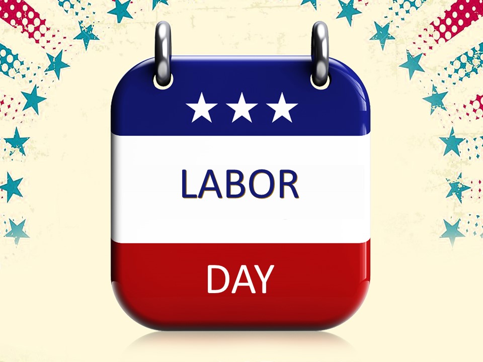 Labor Day Nameplate - Free Google Slides theme and PowerPoint template
