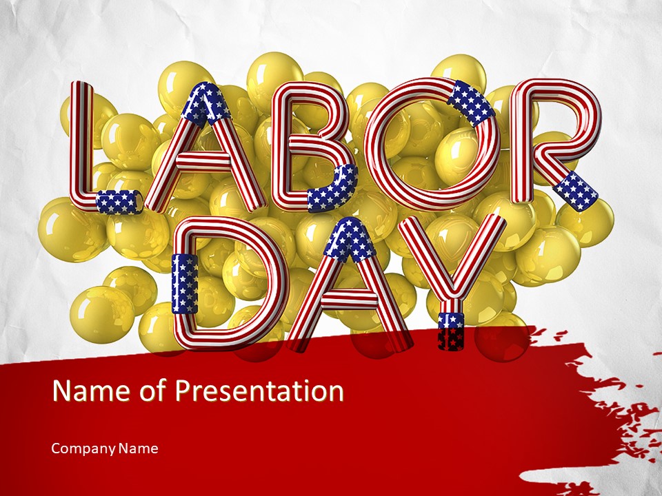 3D Labor Day - Free Google Slides theme and PowerPoint template
