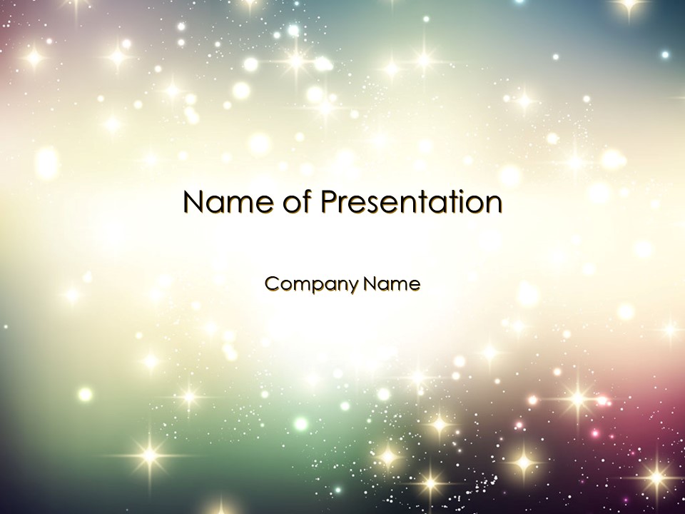 Abstract Glitter Background PowerPoint Template and Google Slides Theme
