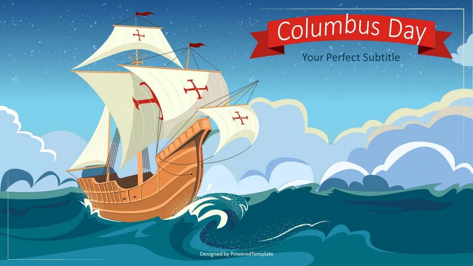 Happy Columbus Day Concept - Free Google Slides theme and PowerPoint template
