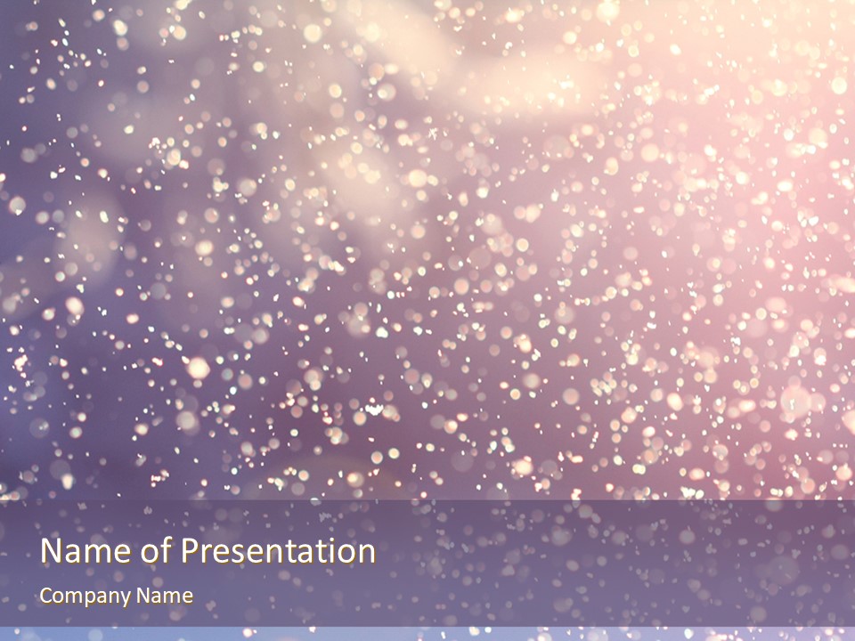 Falling Snow Background - Free Google Slides theme and PowerPoint template
