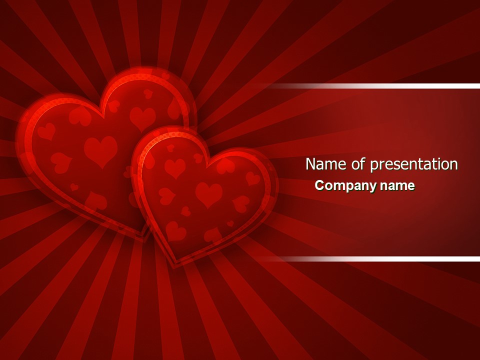 Red Hearts - Free Google Slides theme and PowerPoint template
