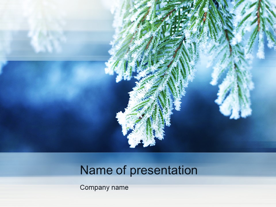 Winter PowerPoint Template and Google Slides Theme
