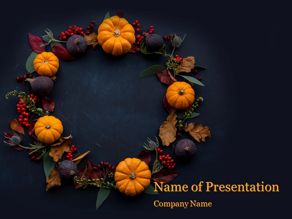 Thanksgiving Day Decorations - Google Slides theme and PowerPoint template
