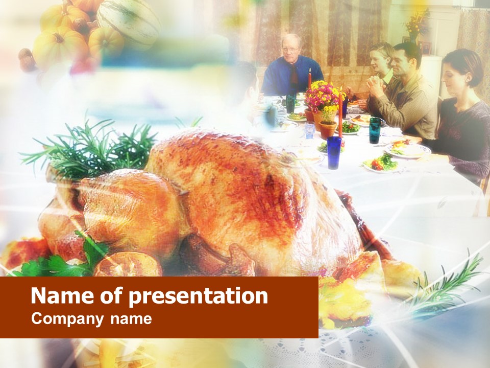 Thanksgiving Dinner - Free Google Slides theme and PowerPoint template
