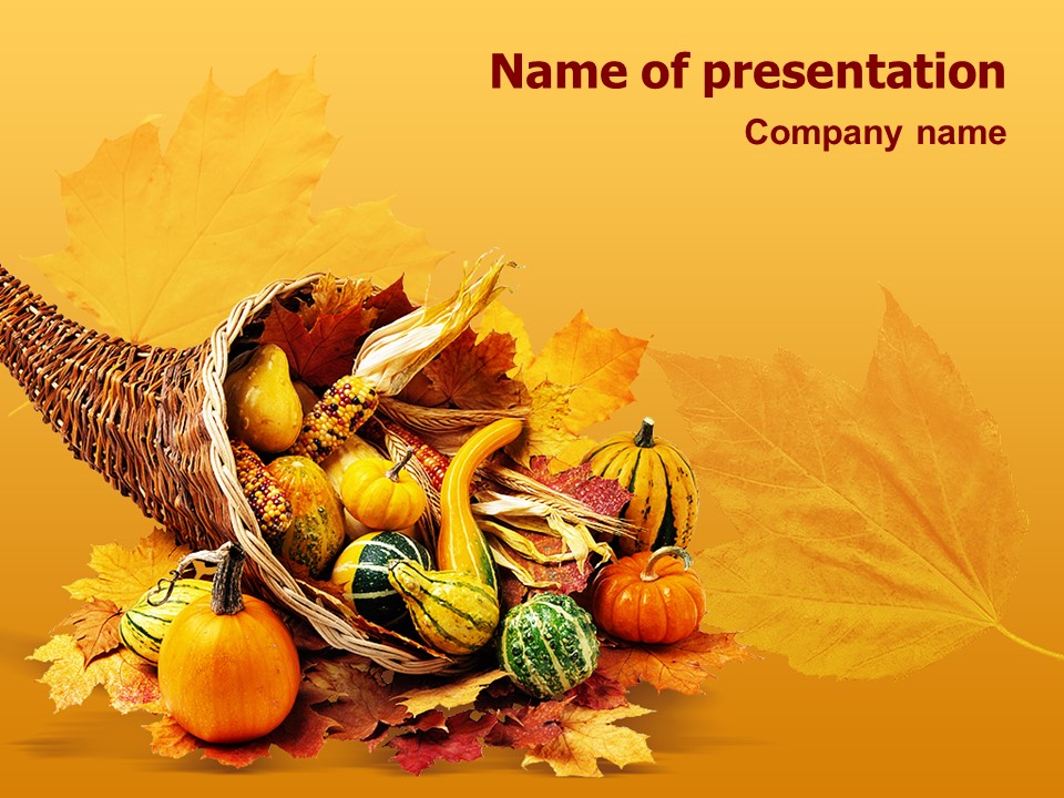 Thanksgiving - Free Google Slides theme and PowerPoint template
