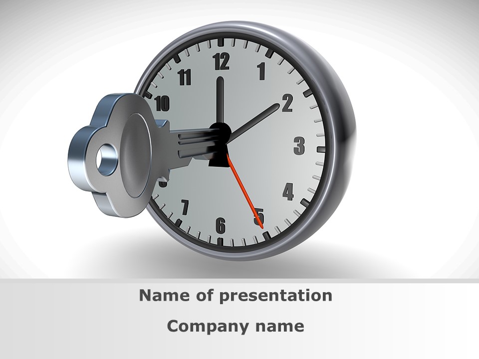 Key To Time Management - Free Google Slides theme and PowerPoint template
