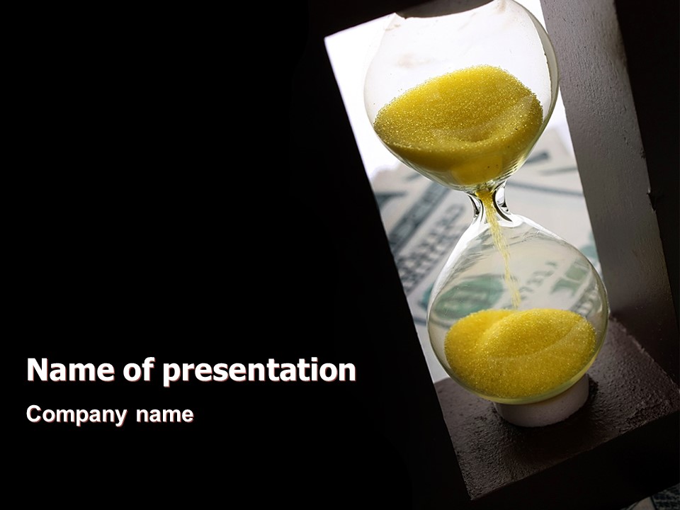 Money Time Glass - Free Google Slides theme and PowerPoint template