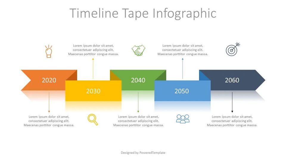 Timeline Tape Diagram - Free Google Slides theme and PowerPoint template