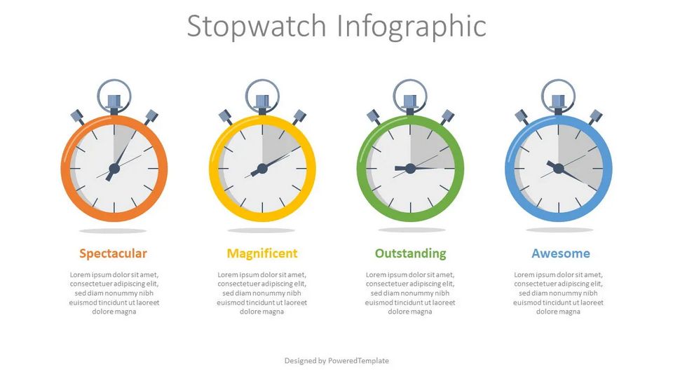 Stopwatch Infographic - Free Google Slides theme and PowerPoint template