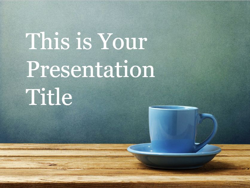 Cup of Coffee Free Presentation Template