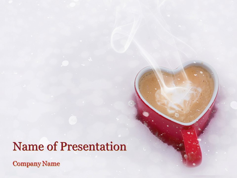 Heart Shaped Coffee Mug - Free Google Slides theme and PowerPoint presentation template
