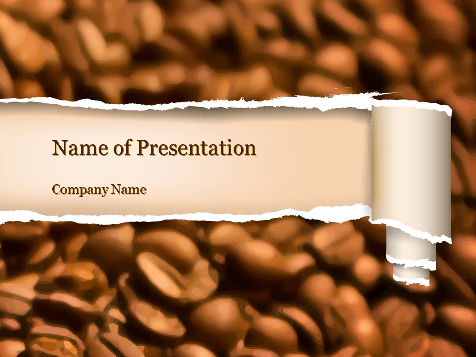 Blurry Coffee Beans - Free Google Slides theme and PowerPoint presentation template
