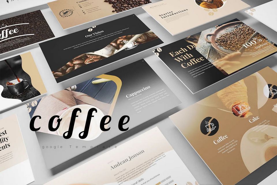 Three Coffee Templates for Presentations