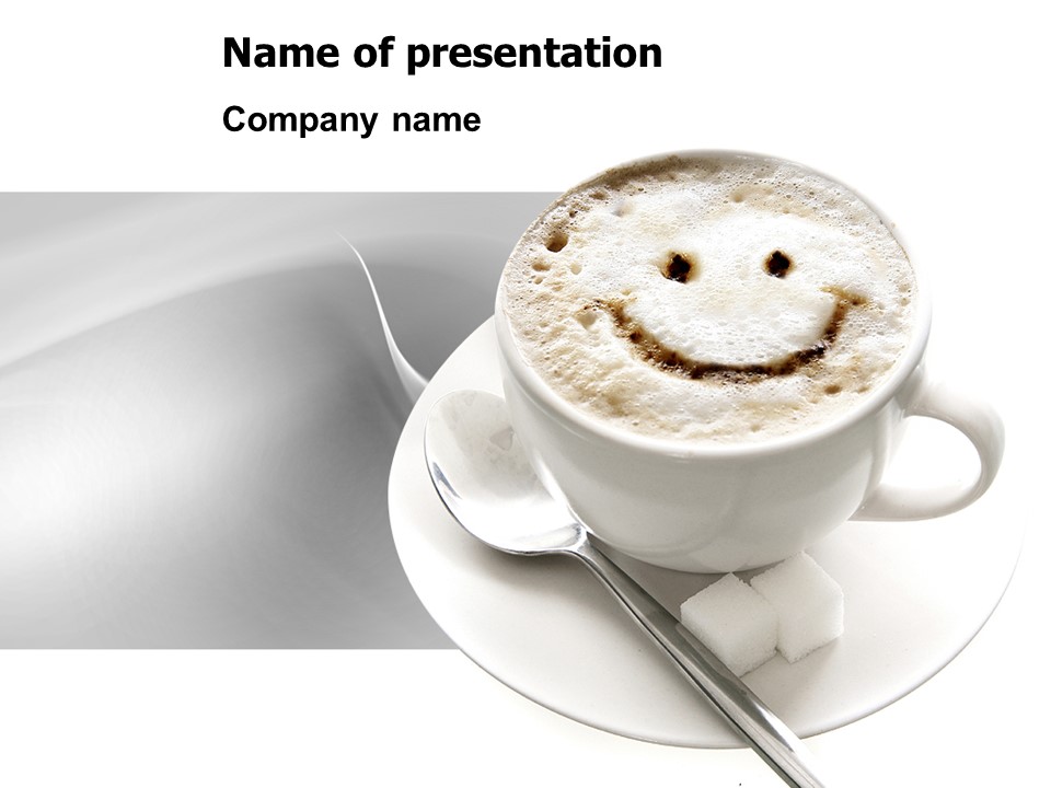 Cappuccino Cup PowerPoint presentation Template and Google Slides Theme
