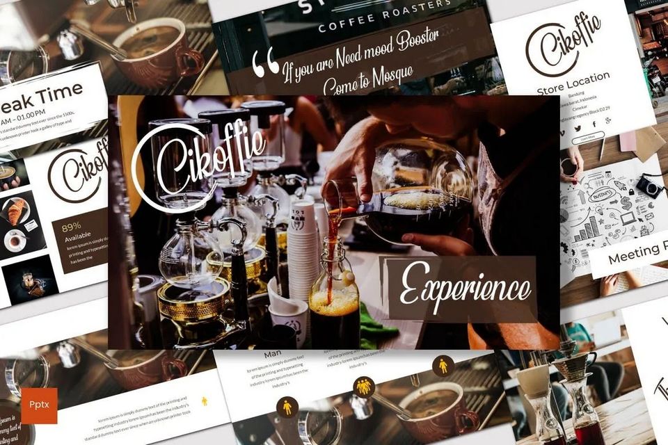 Cikoffie - PowerPoint Template
