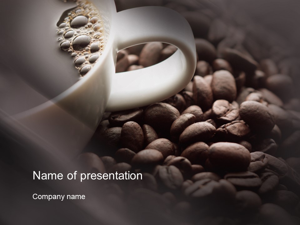 Coffee Beans PowerPoint presentation Template and Google Slides Theme
