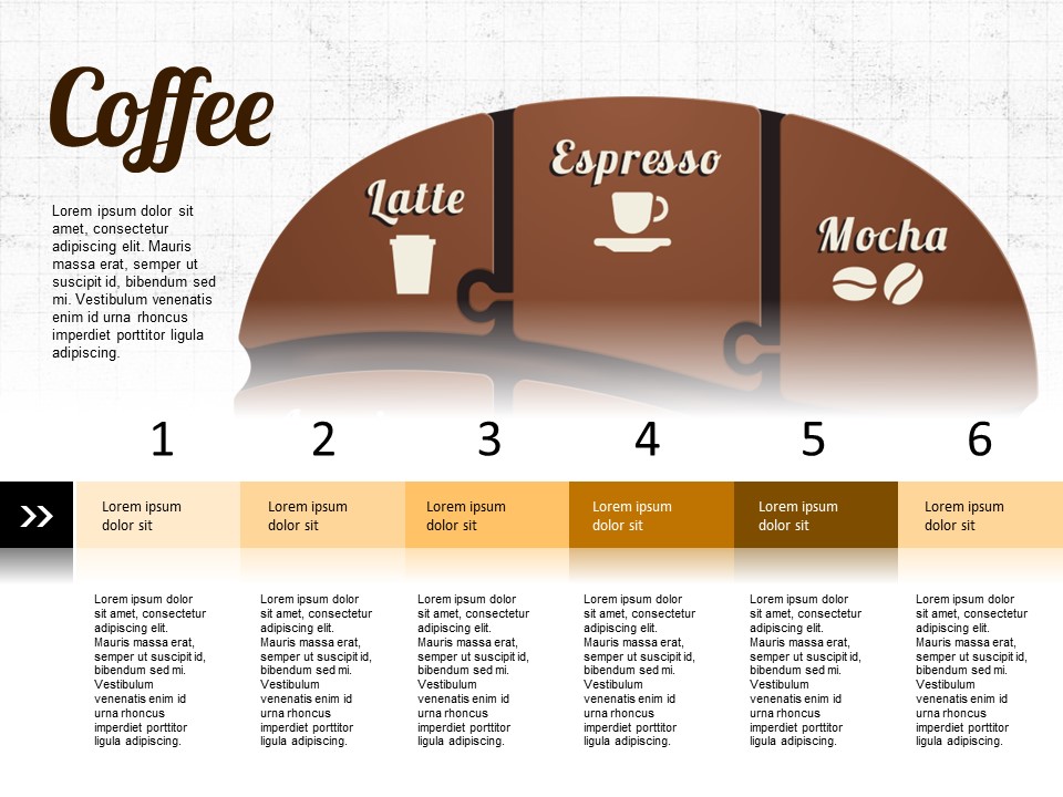 Coffee Bean Infographics Presentation Template