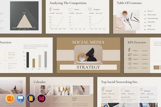 Social Media Strategies Presentation Templates