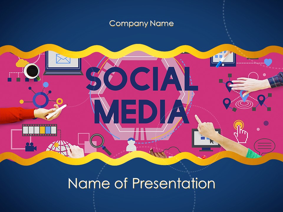 Social Media Technology Innovation Concept PowerPoint Template and Google Slides Theme