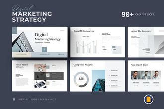 Social Media Strategies Presentation Templates