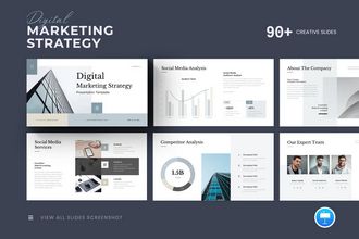Social Media Strategies Presentation Templates