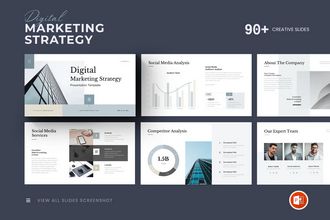 Social Media Strategies Presentation Templates