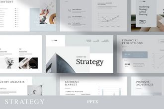 Social Media Strategies Presentation Templates