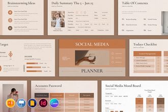 Social Media Strategies Presentation Templates