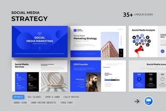 Social Media Strategies Presentation Templates
