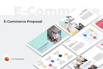 E-commerce Business Plan Presentation Templates