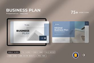 E-commerce Business Plan Presentation Templates
