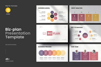 E-commerce Business Plan Presentation Templates