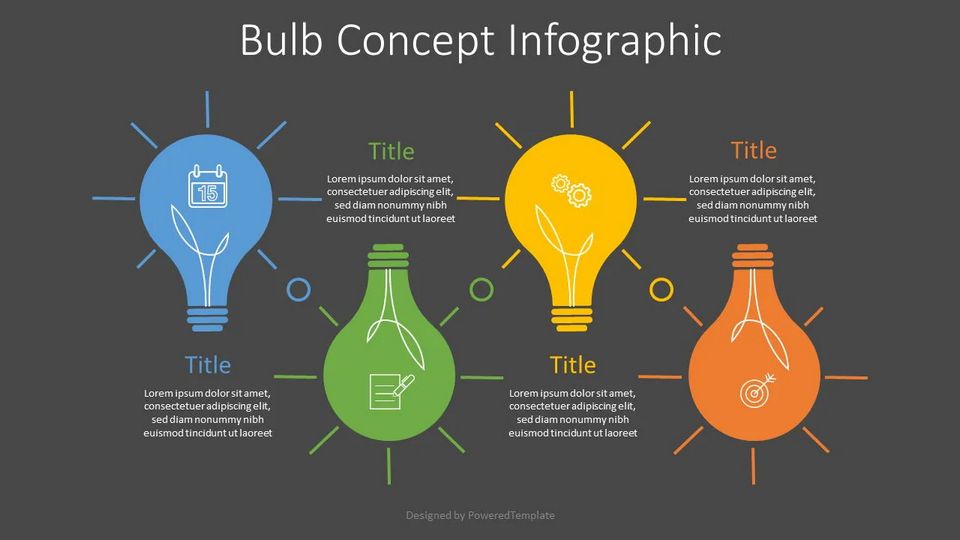 Idea Concept Infographic - Free Simple Infographic Templates for Presentations